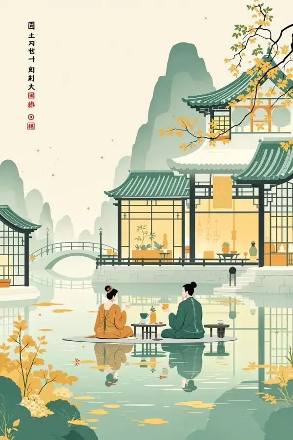 评弹水乡海报