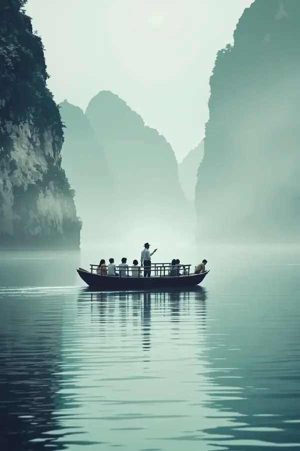 江风船语海报