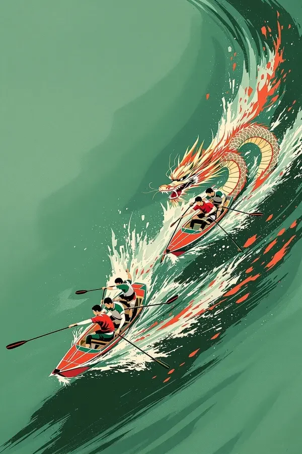 龙舟竞渡海报