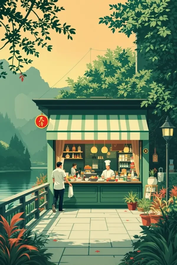 桥西小食堂海报