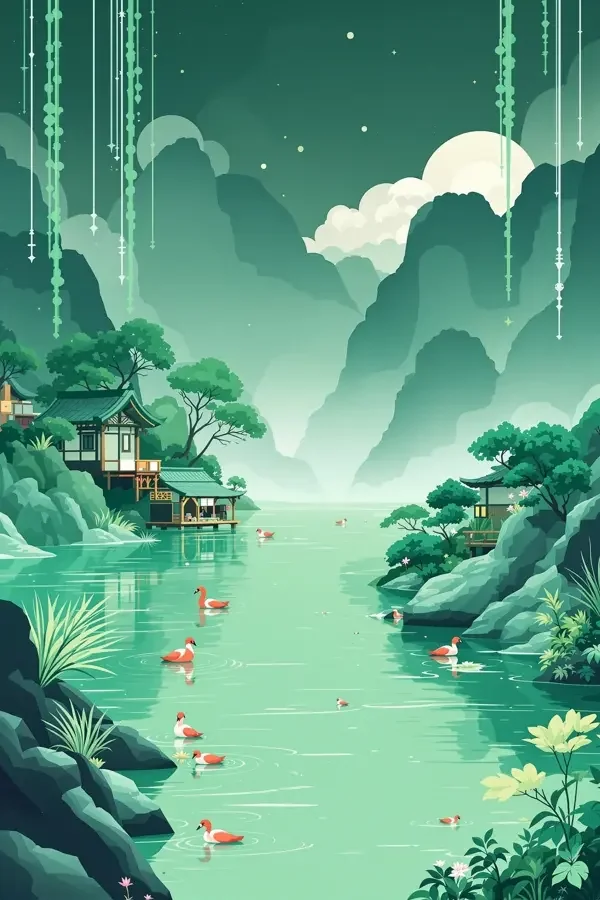 水乡文化课堂海报
