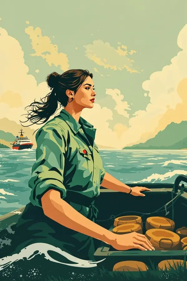 渡口的她海报