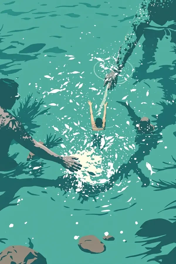摸鱼大赛海报