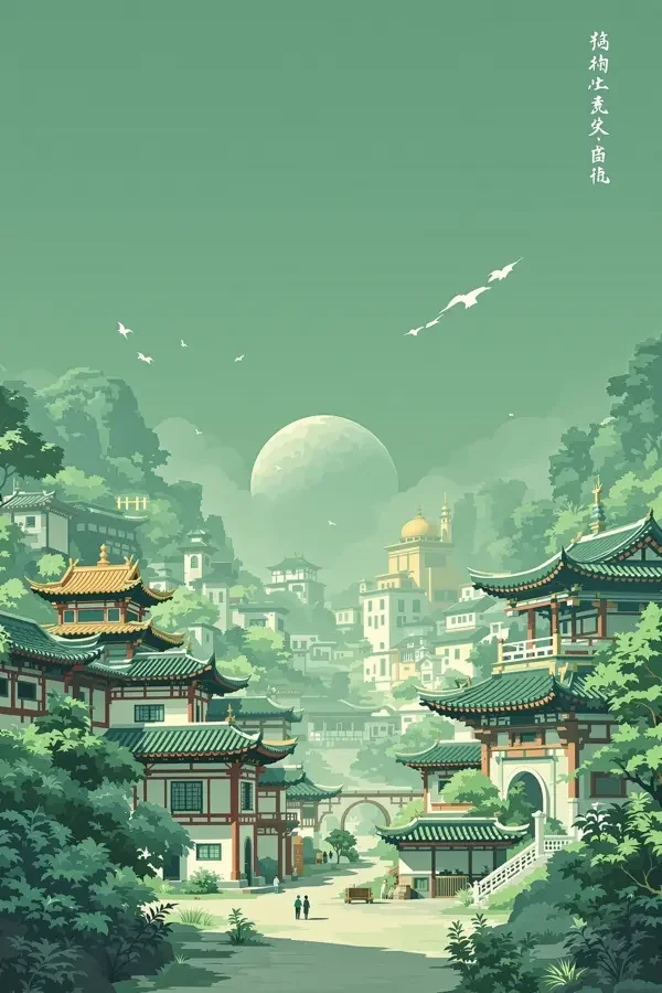古镇建筑之美海报