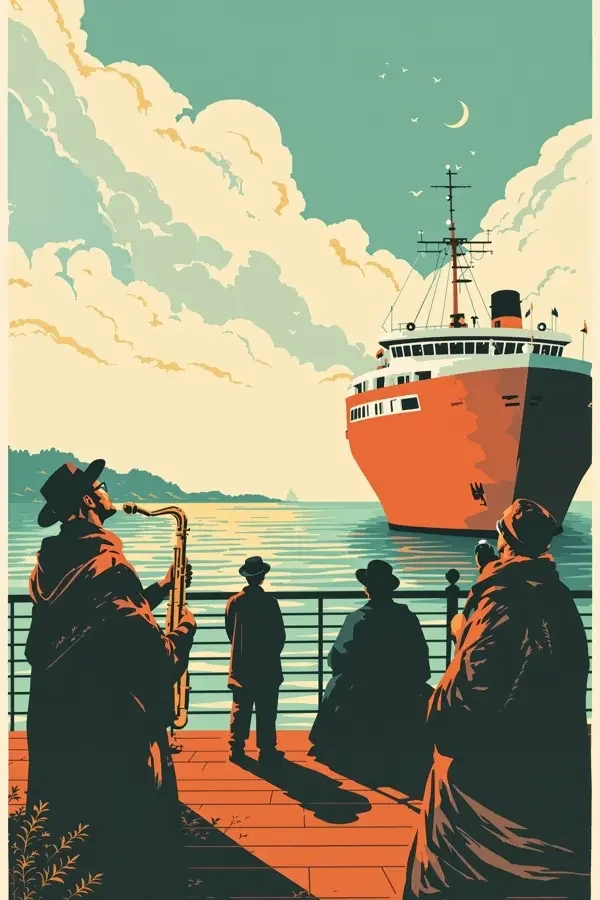 等船的歌海报