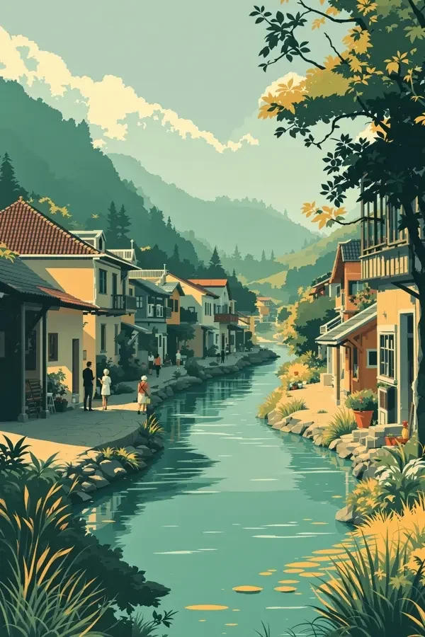 镇上有故事海报