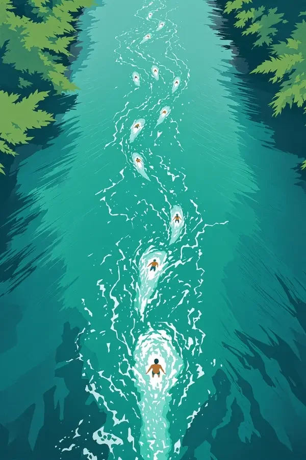 横渡长江海报