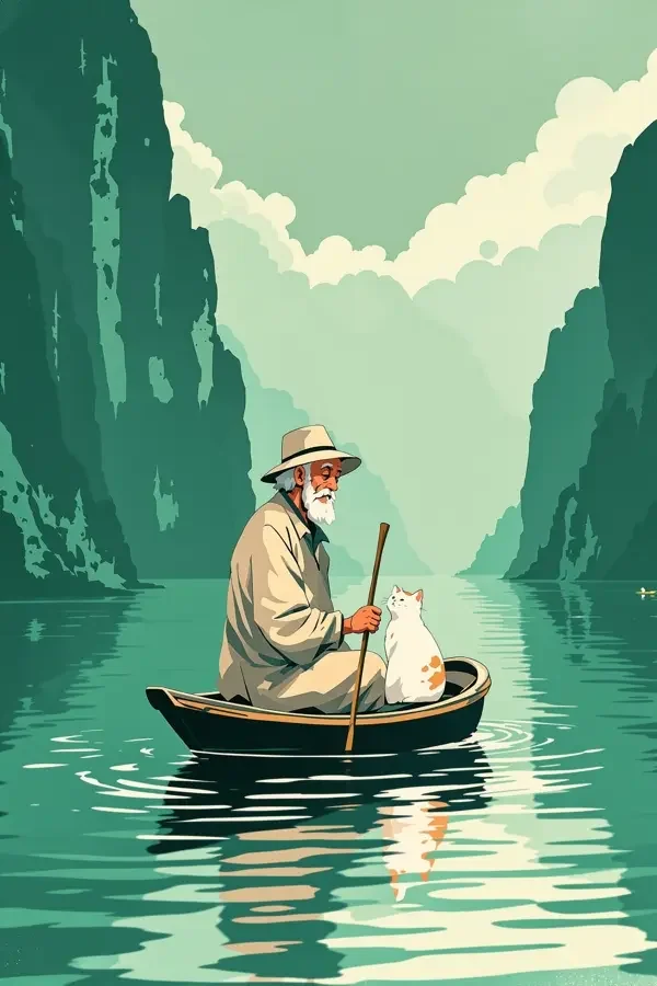 艄公与猫海报