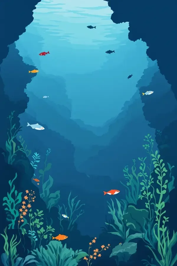 水下江河海报