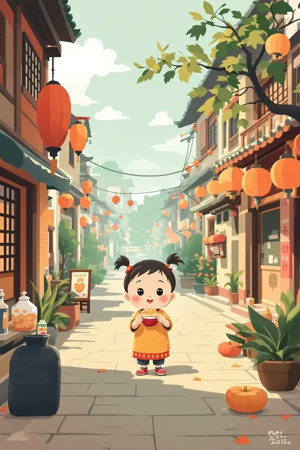古镇小吃货海报