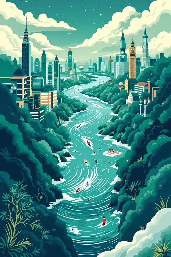 一江同赛海报