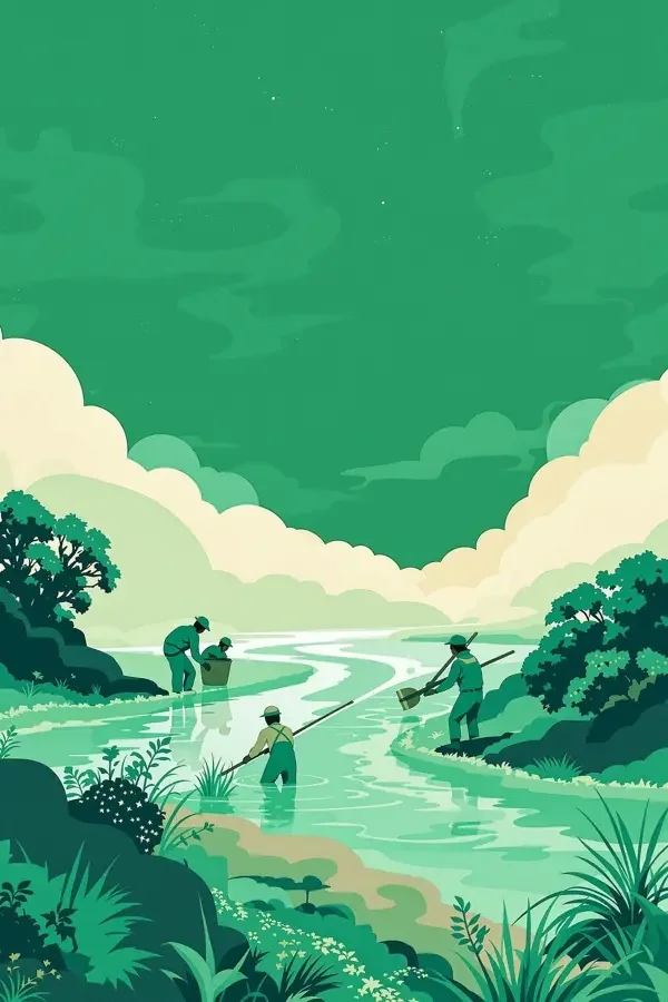 清水修渠人海报
