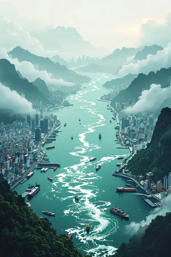 长江口海报