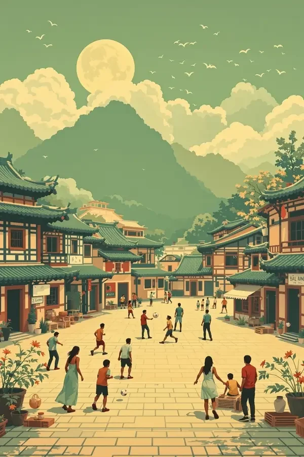 古镇运动会海报