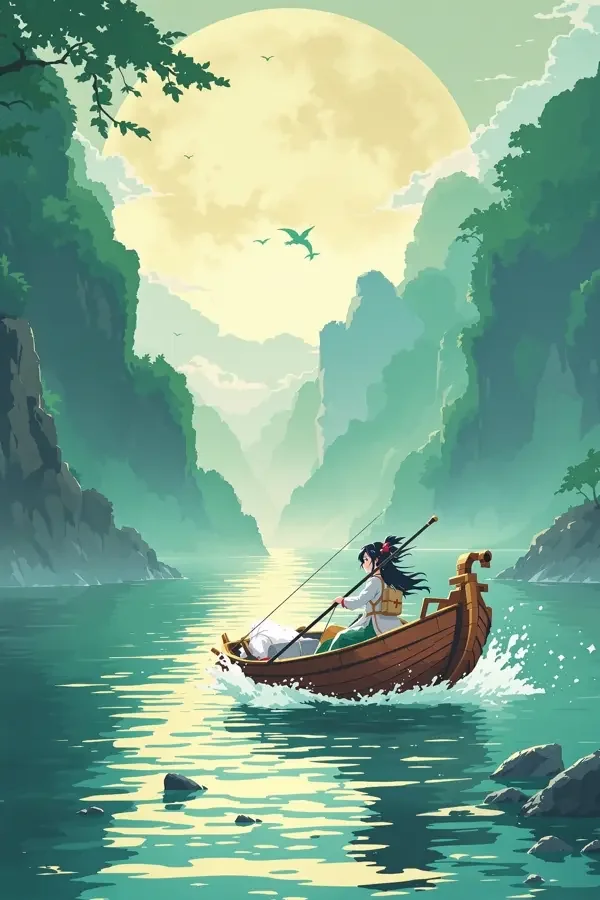 龙女巡江海报