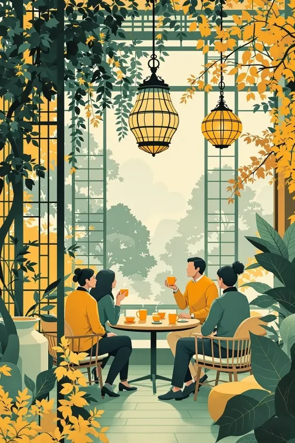 茶馆人生海报