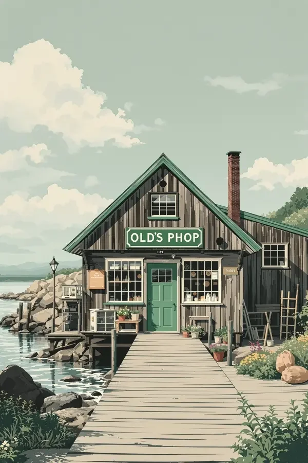 渡口老店海报