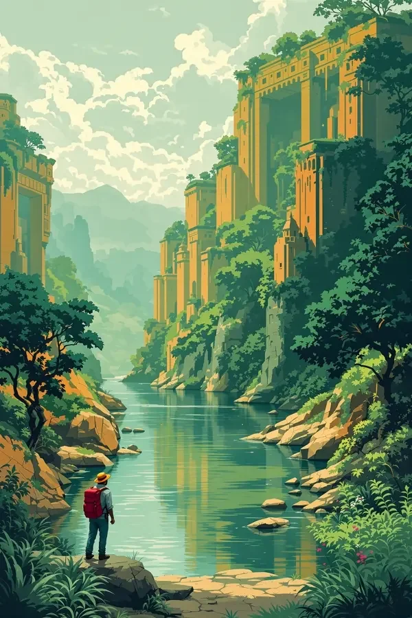 河山故里海报