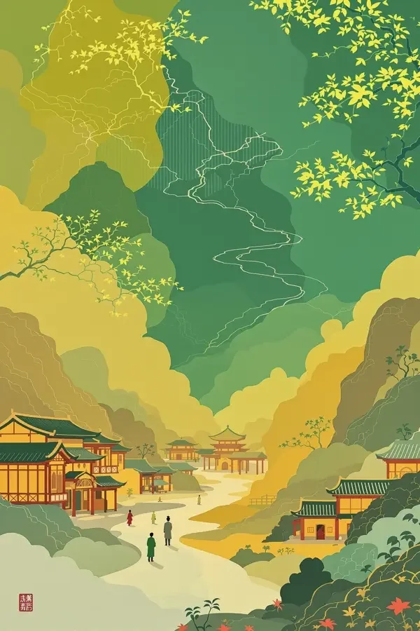 古镇文化讲座海报