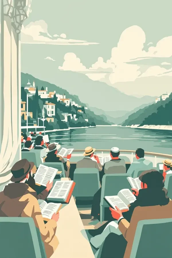 沿河读史海报