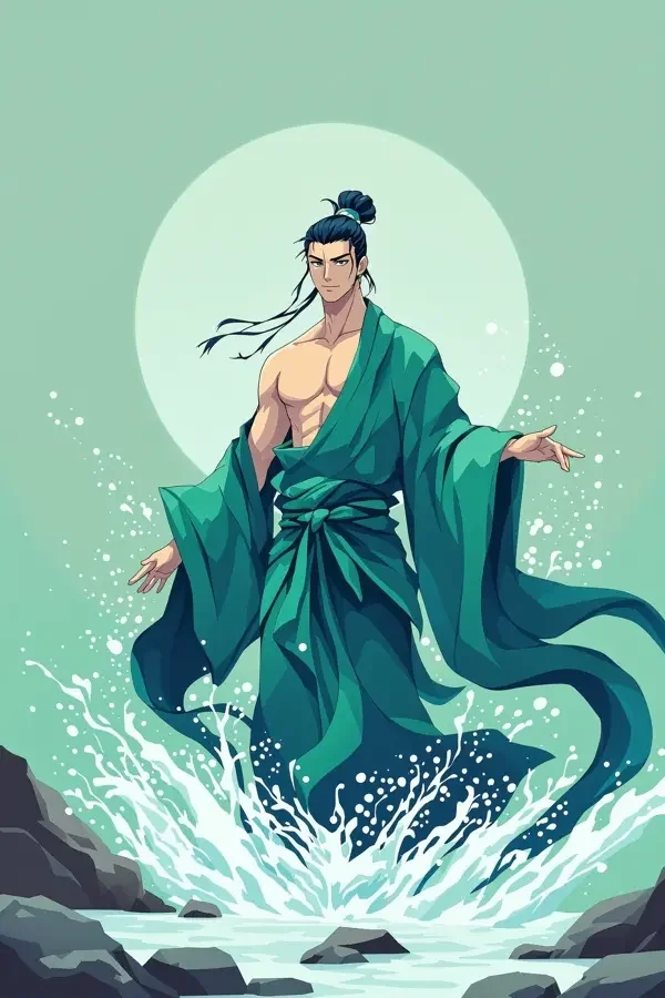 河神少年海报