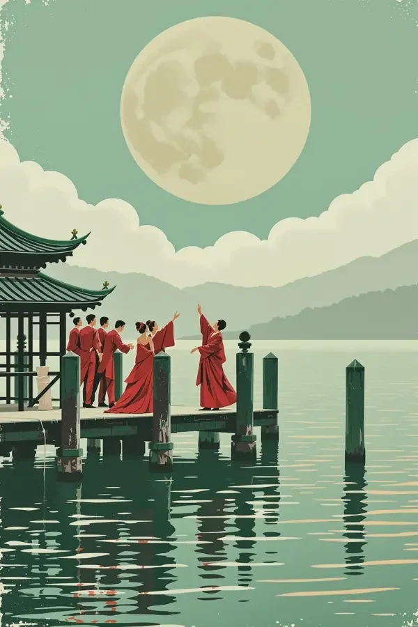 水码头戏班海报