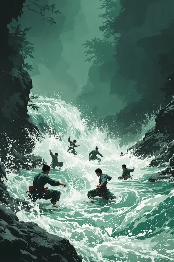 顺流而战海报