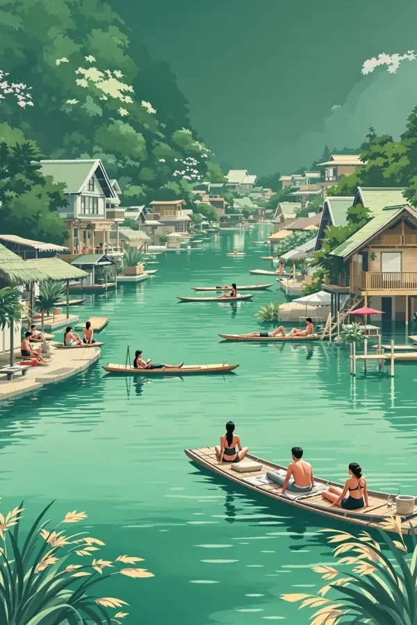 水乡慢生活海报