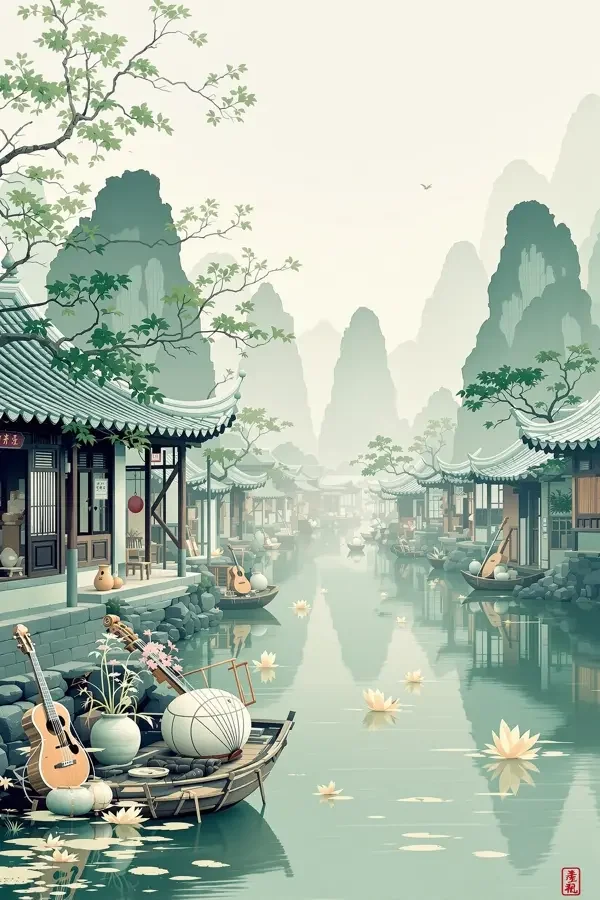 丝竹水乡海报