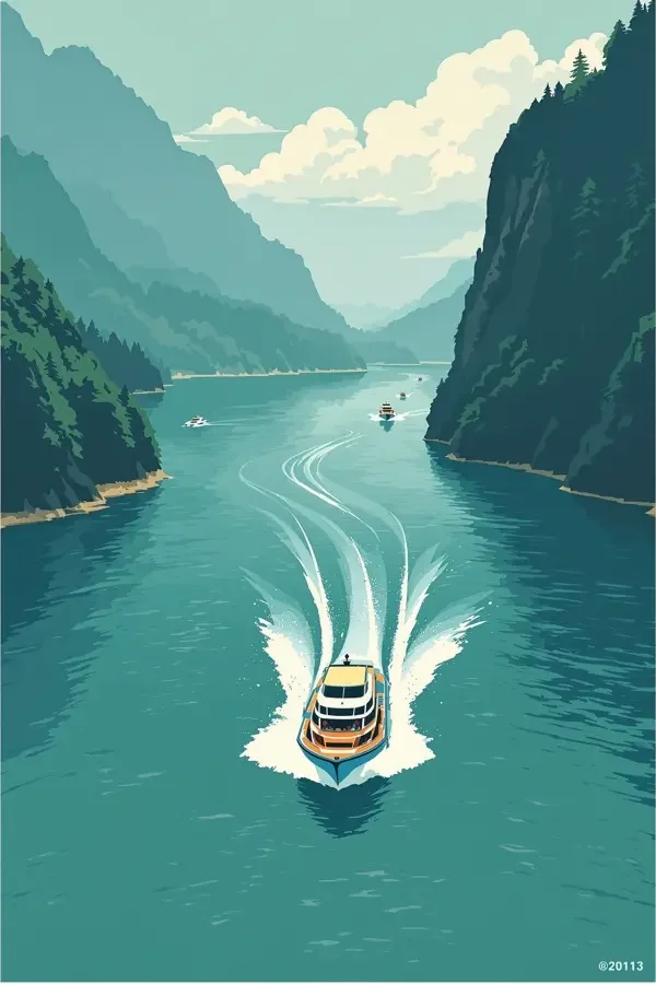 渡船竞速海报