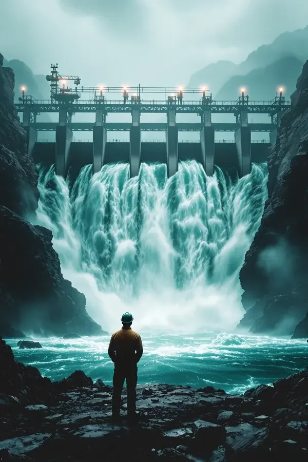 筑坝者海报