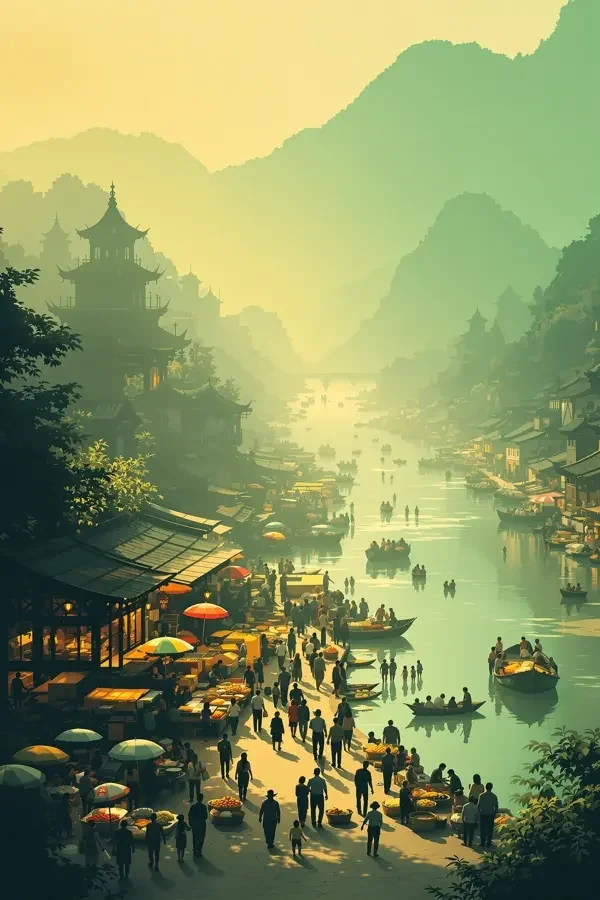 早市喧嚣海报