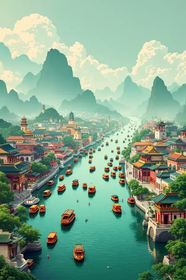 大运河海报